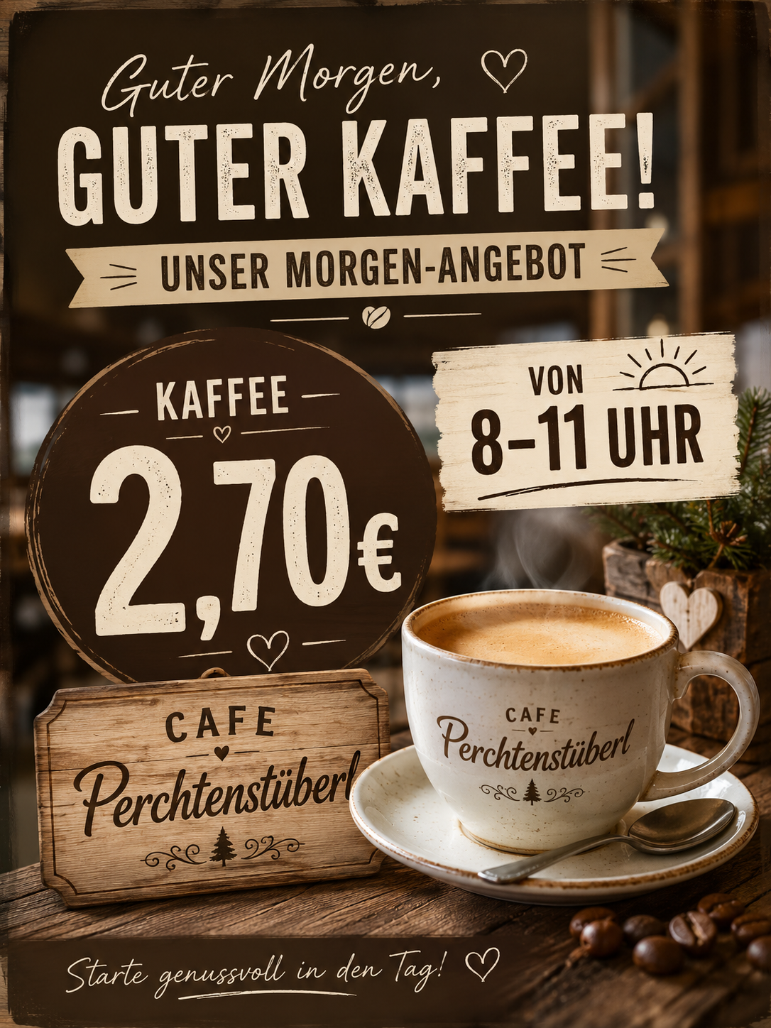 Angebotsflyer Frühstück